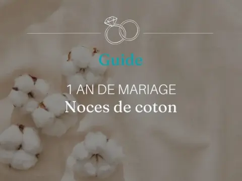 1 an de mariage - idées pour fêter les noces de coton